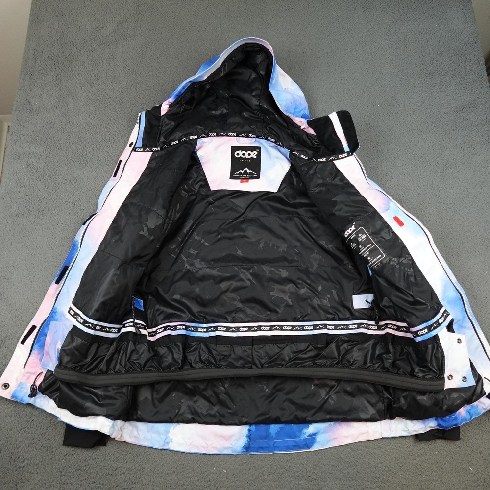 DOPE Blue and Pink Ski & Snowboard Jacket - Picture 6 of 14